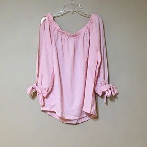 Blush Pink Flowy Top